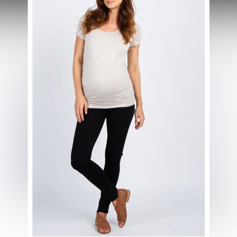 Solid Black Maternity Jegging